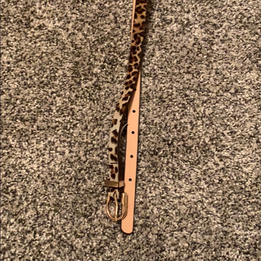 FashionNova Thin Leopard Belt